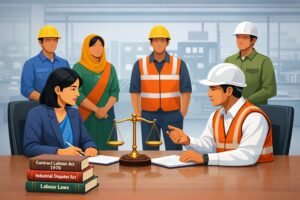 Can contract workers ask for permanency in India