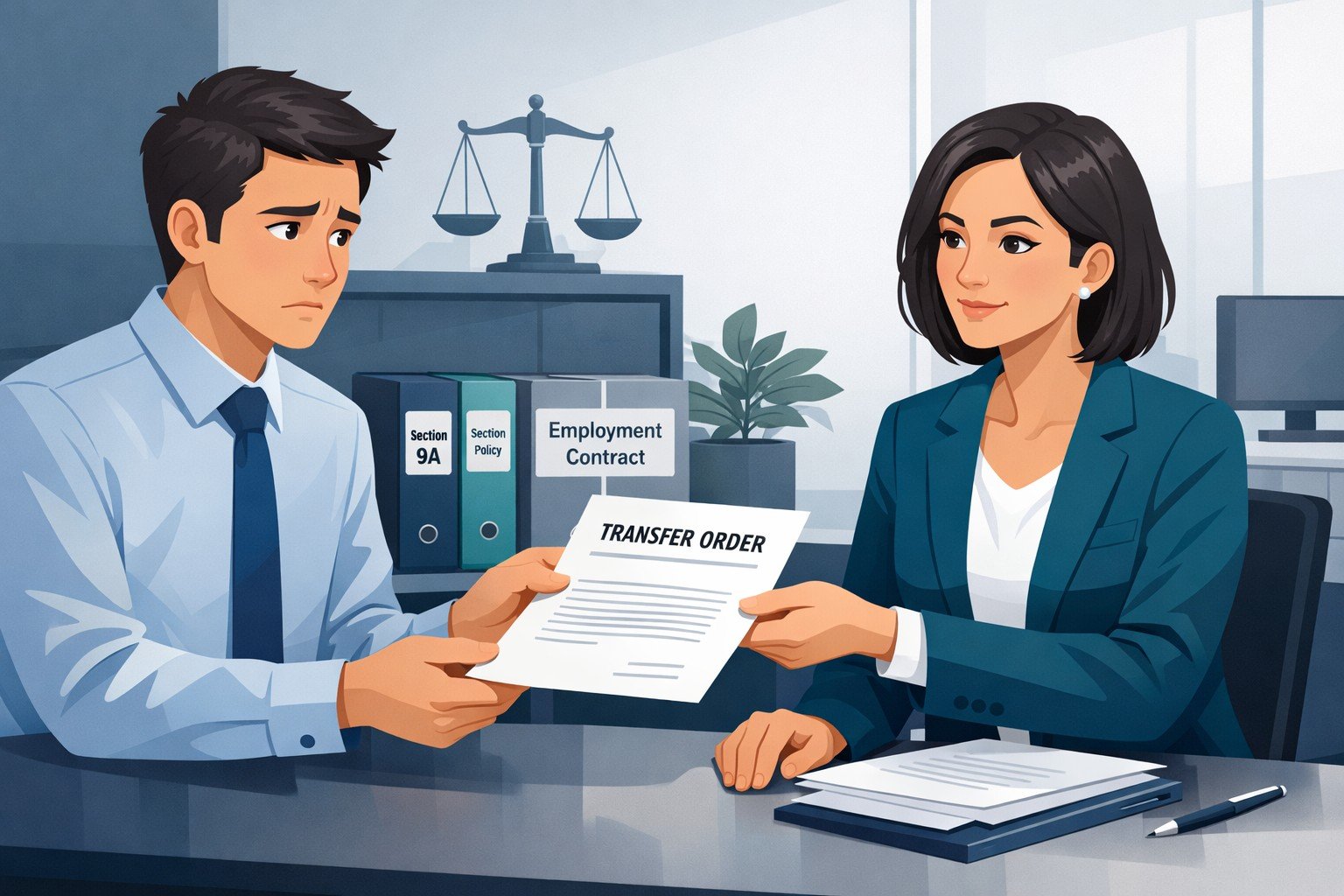 transfer without employee consent India