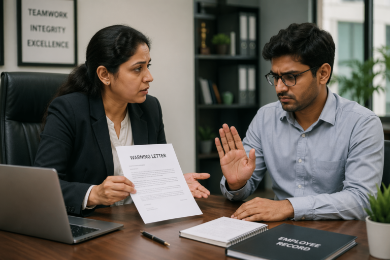 Employee Refuses to Sign Warning Letter